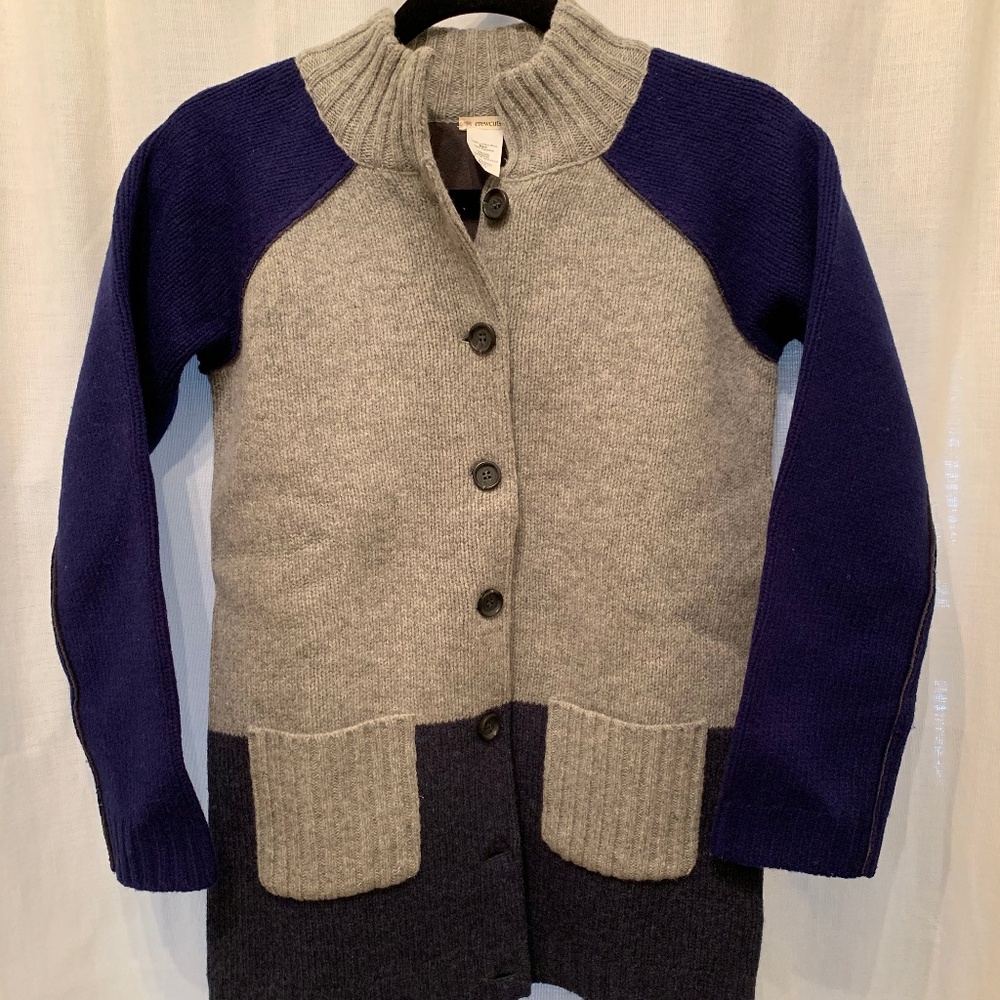 NWT Jcrew Girls Wool/Fleece Lined Coat